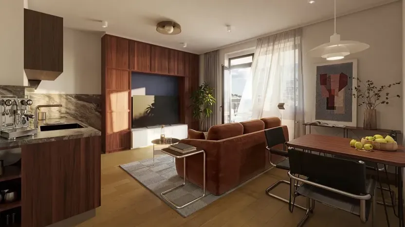 Prodej bytu 2+kk, Praha - Žižkov, Jana Želivského, 47 m2