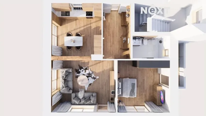 Prodej bytu 3+kk, Benecko, 80 m2