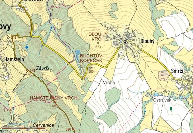Dražba lesa, Záhoří, 3816 m2