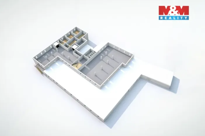 Prodej skladu, Jílové, Teplická, 3160 m2