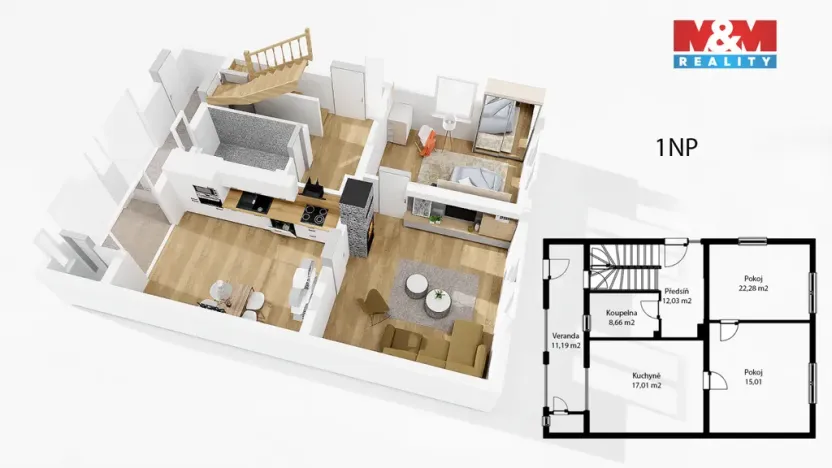 Prodej rodinného domu, Přísnotice, Žabčická, 159 m2