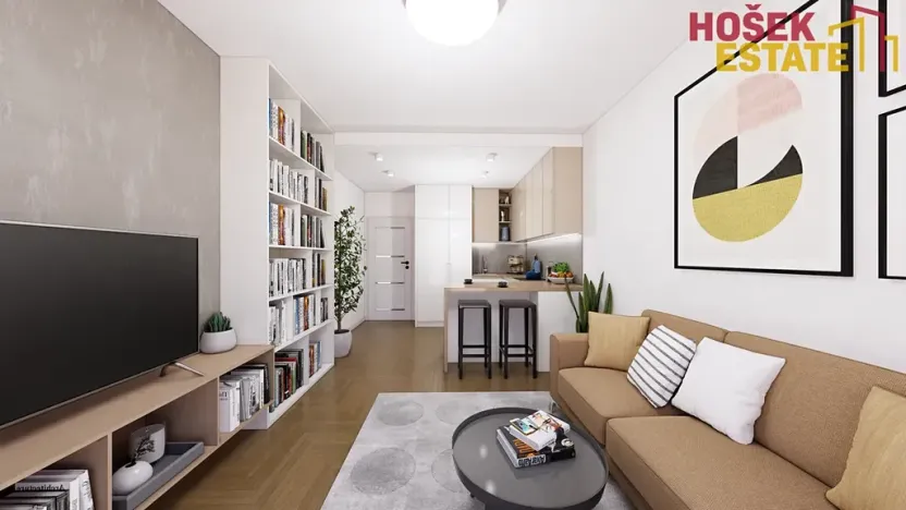 Dražba bytu 3+kk, Brno, Netušilova, 51 m2