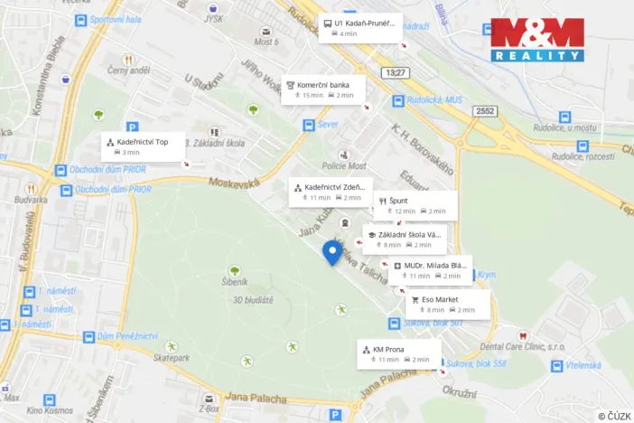 Prodej bytu 3+1, Most, Josefa Suka, 69 m2