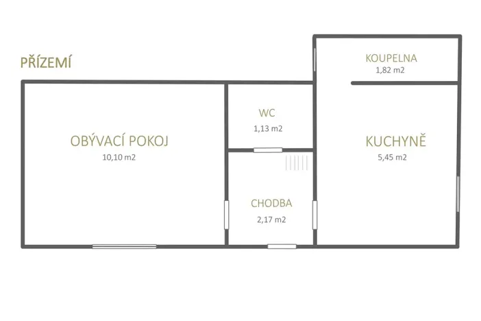 Prodej chalupy, Havraň, 35 m2