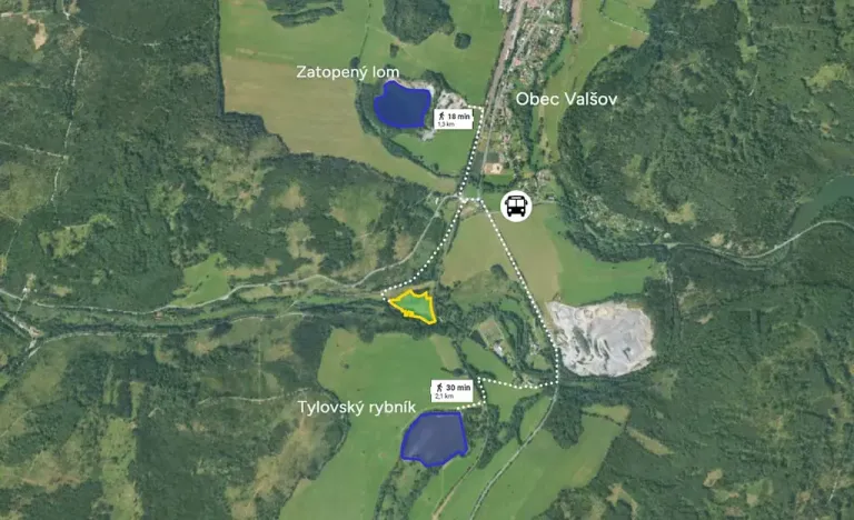 Prodej louky, Valšov, 33558 m2