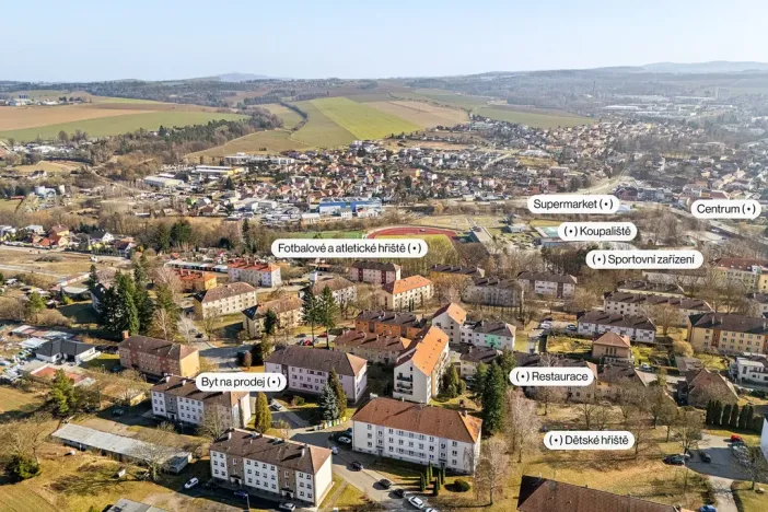 Prodej bytu 2+1, Vlašim, Družstevní, 51 m2