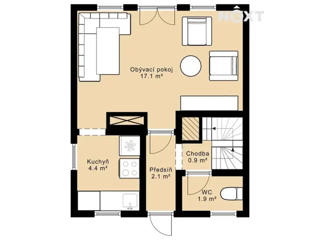 Prodej chaty, Frymburk, 68 m2