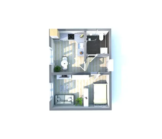 Prodej bytu 1+1, Mšené-lázně, Mládežnická, 33 m2