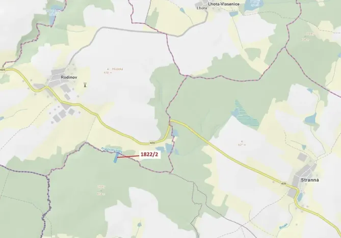 Dražba lesa, Žirovnice, 5108 m2