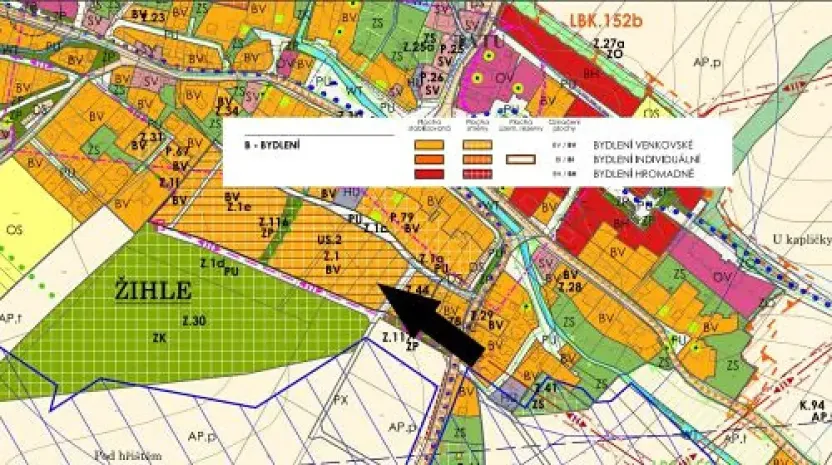 Prodej pozemku pro bydlení, Žihle, 1444 m2