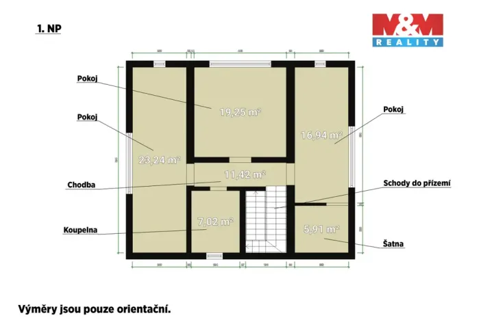 Prodej rodinného domu, Vodochody - Hoštice, Na Kopečku, 168 m2