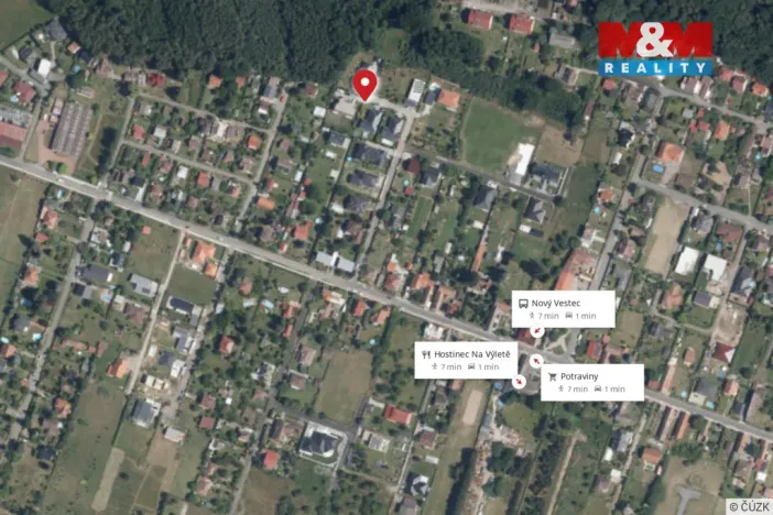 Pronájem rodinného domu, Nový Vestec, Ovocná, 132 m2