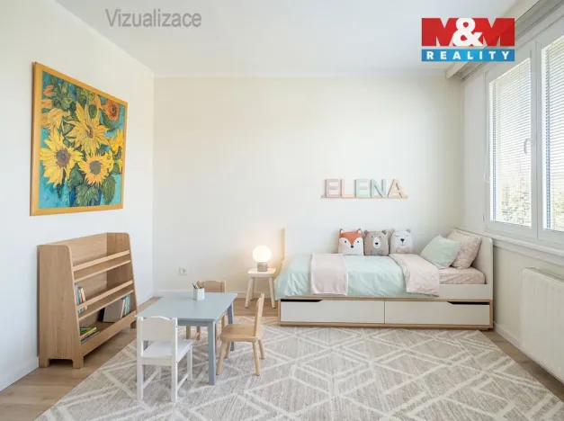 Prodej bytu 3+1, Český Krumlov - Plešivec, Sídliště Plešivec, 73 m2