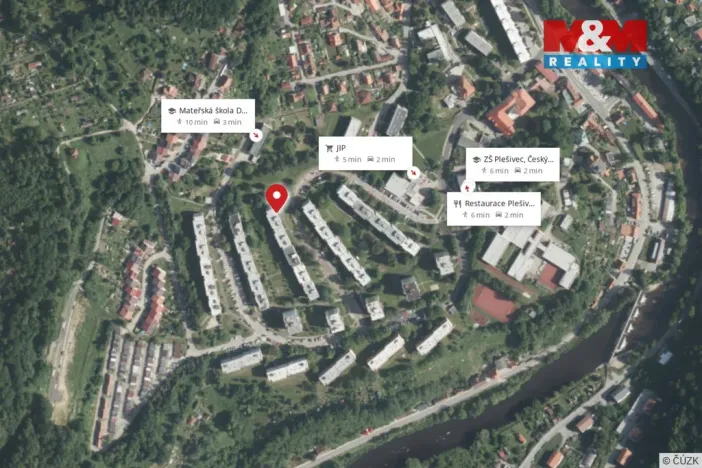 Prodej bytu 3+1, Český Krumlov - Plešivec, Sídliště Plešivec, 73 m2
