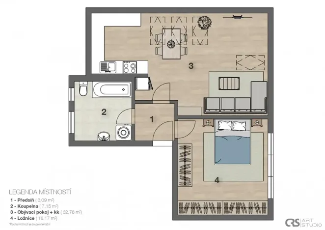 Prodej bytu 2+kk, Úvaly, Kollárova, 64 m2