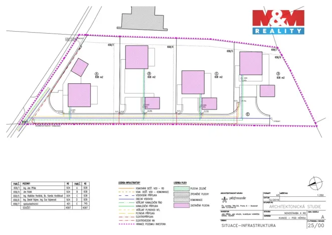 Prodej pozemku pro bydlení, Kunice, 924 m2