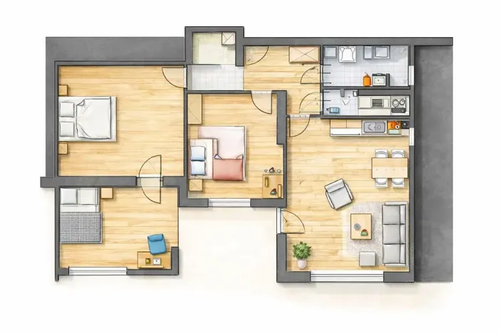 Prodej bytu 4+kk, Ivančice, Sportovní, 80 m2