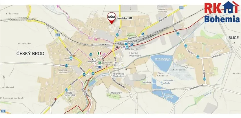 Pronájem bytu 2+1, Český Brod, Kounická, 50 m2