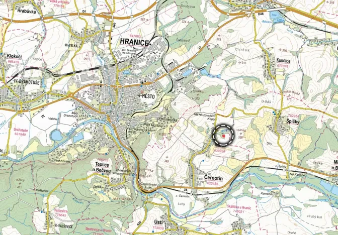 Prodej pole, Černotín, 2262 m2