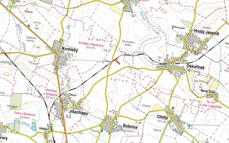 Prodej pole, Bobnice, 5024 m2