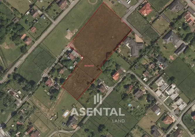 Prodej pozemku, Ostrava - Bartovice, Na Výsluní, 8444 m2