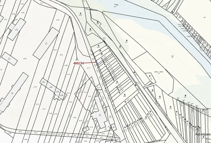 Dražba pozemku, Ivančice, 10 m2