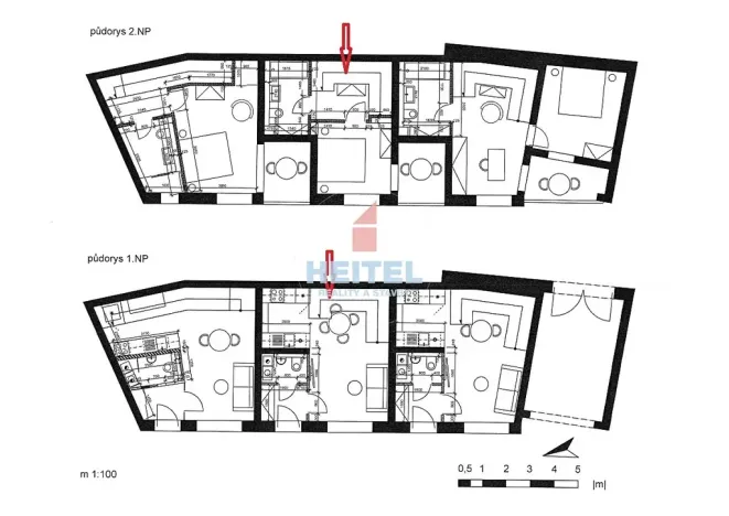 Pronájem bytu 2+kk, Olomouc, Vodární, 50 m2