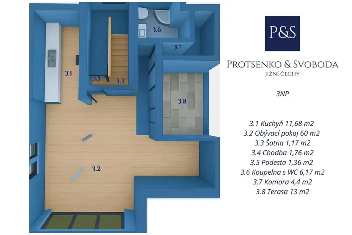 Prodej vily, Bechyně, Čechova, 660 m2