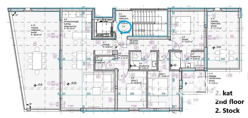 Prodej bytu 4+kk, Vodice, Chorvatsko, 95 m2