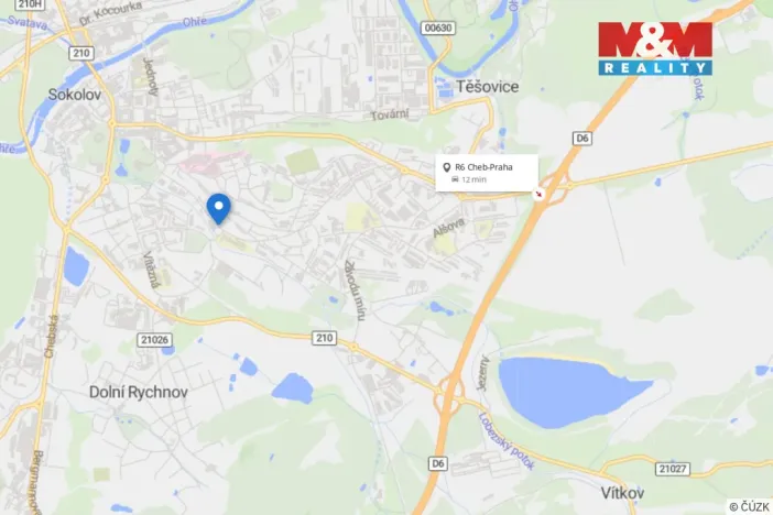 Prodej bytu 2+1, Sokolov, Boženy Němcové, 56 m2