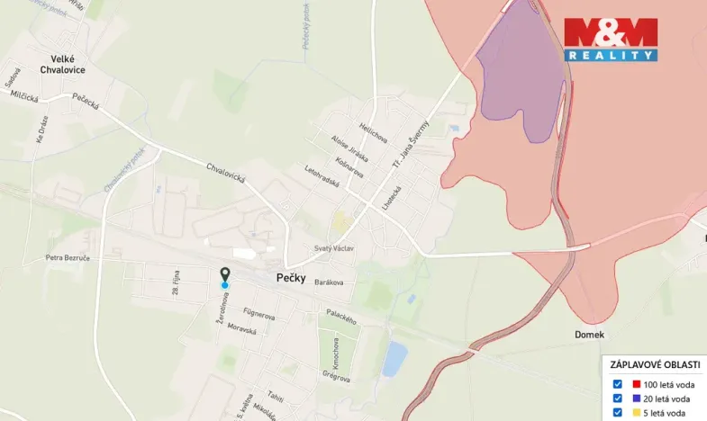 Pronájem bytu 2+kk, Pečky, Žerotínova, 46 m2