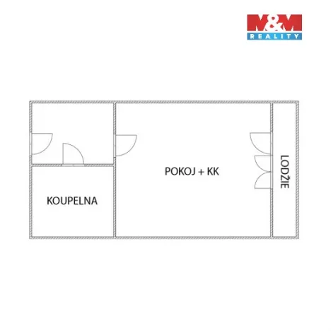 Prodej bytu 1+kk, Brno - Bohunice, Švermova, 30 m2