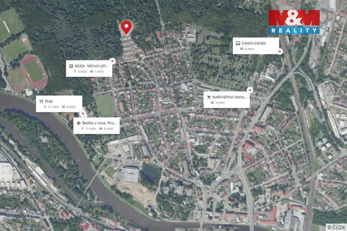 Prodej pozemku, Kolín, Zličská, 18 m2