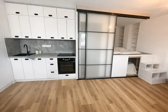 Pronájem bytu 1+kk, Praha - Hostivař, Dolnoměcholupská, 33 m2