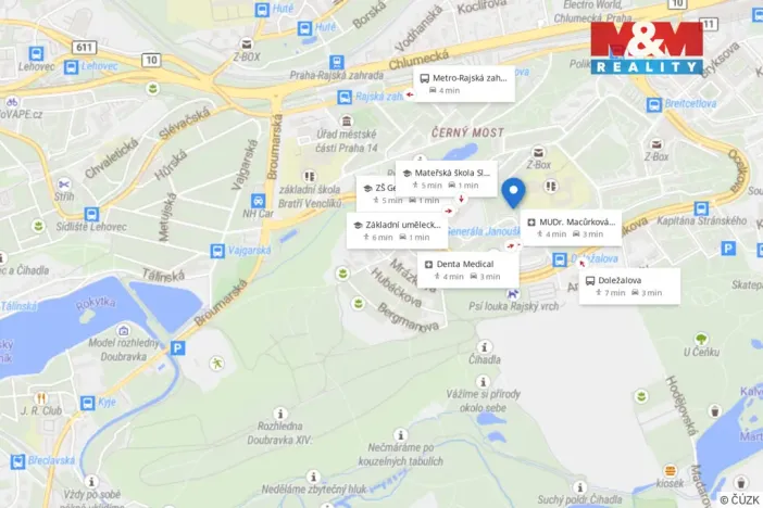 Prodej bytu 3+kk, Praha - Černý Most, Doležalova, 72 m2