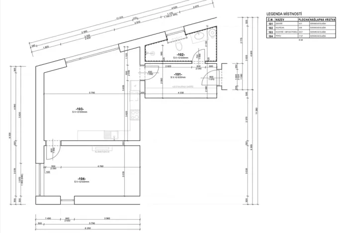 Prodej bytu 2+kk, Mikulov, 61 m2