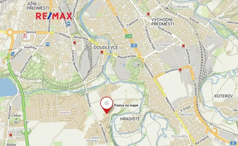 Pronájem zahrady, Plzeň, 857 m2