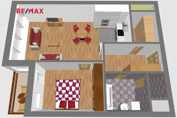 Pronájem bytu 2+kk, Plzeň, Rybářská, 70 m2