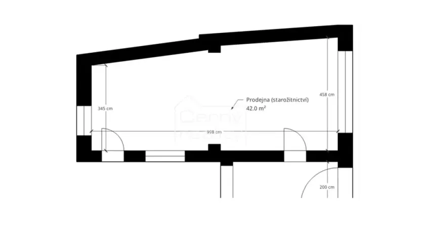 Pronájem obchodního prostoru, Chrudim, Soukenická, 45 m2
