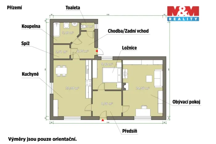 Prodej chalupy, Kryry, 80 m2