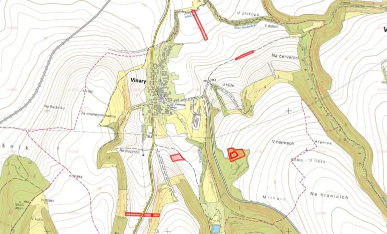 Prodej pole, Vinary, 28169 m2