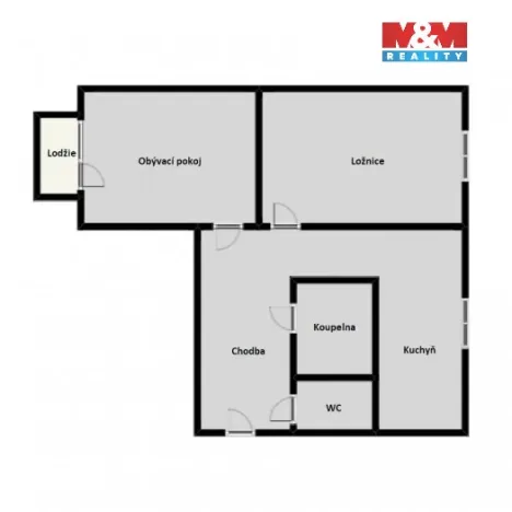 Pronájem bytu 2+1, Louny, Slovenského národního povstání, 65 m2