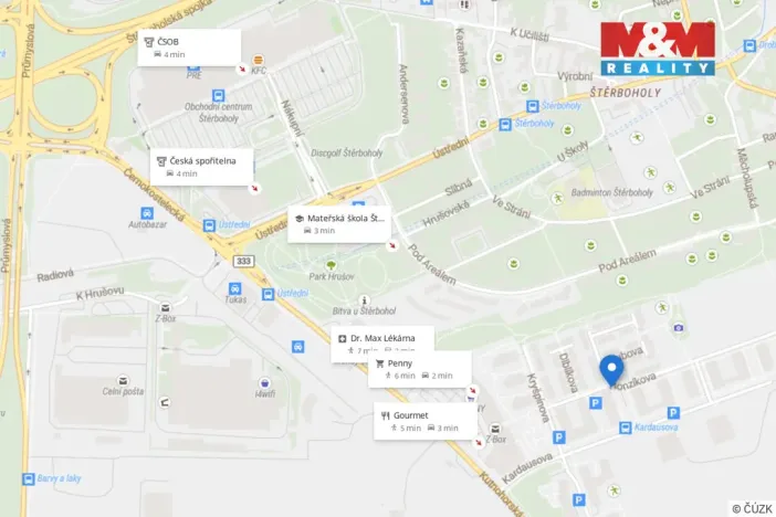 Prodej bytu 1+kk, Praha, Honzíkova, 33 m2