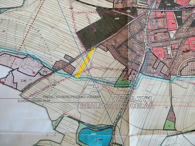 Prodej pole, Vodňany, Stožická, 3872 m2