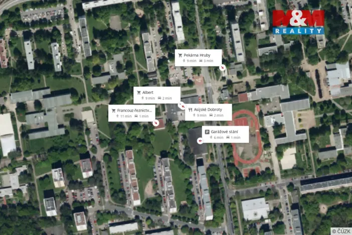 Prodej garáže, Pardubice, kpt. Bartoše, 17 m2