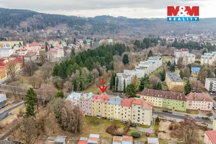 Pronájem bytu 2+kk, Mariánské Lázně, Husova, 50 m2