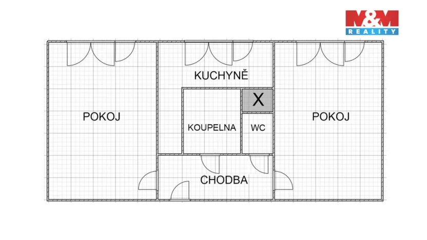 Prodej bytu 2+1, Brno - Štýřice, Vsetínská, 53 m2