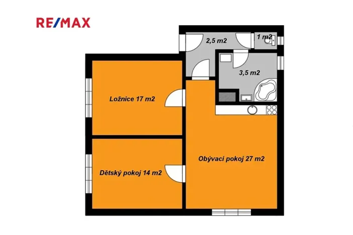 Prodej bytu 3+kk, Kolín, Sadová, 65 m2