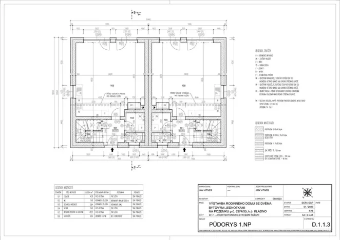 Prodej rodinného domu, Kladno, Otmara Zinkeho, 106 m2