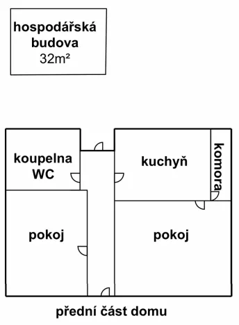 Prodej rodinného domu, Holešov, 90 m2